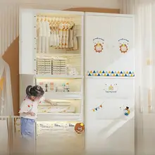 子供用収納衣柜【シンプルデザイン・家庭用・ベビークロゼット】
