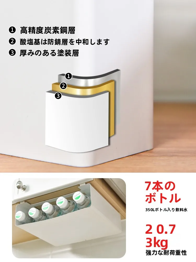 収納ラック 吊り下げ式 キッチンキャビネット 内部分類収納の実用性と設計原理