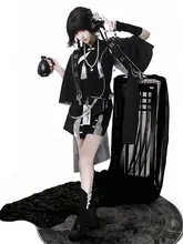 国風の妖怪捕獲スタイル！女性用Lolitaプリンセス衣装【ハロウィン・デザイン】（セットアップ対応）