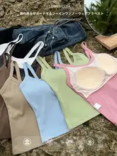 バストパッド付きキャミソール【夏用・レディース・美背デザイン】