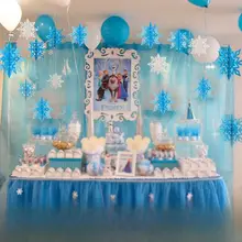 3D立体ペーパースノーフレーク装飾【クリスマス・空中吊り下げ用・ロマンティックデザイン】