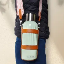 可愛いポータブル保温カップカバー【小白熊デザイン・恒温機能】（セットアップ対応）