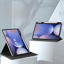 360°回転タブレットケース【Galaxy Tab S10Ultra・ペンホルダー付き・アクリル製・防弯】