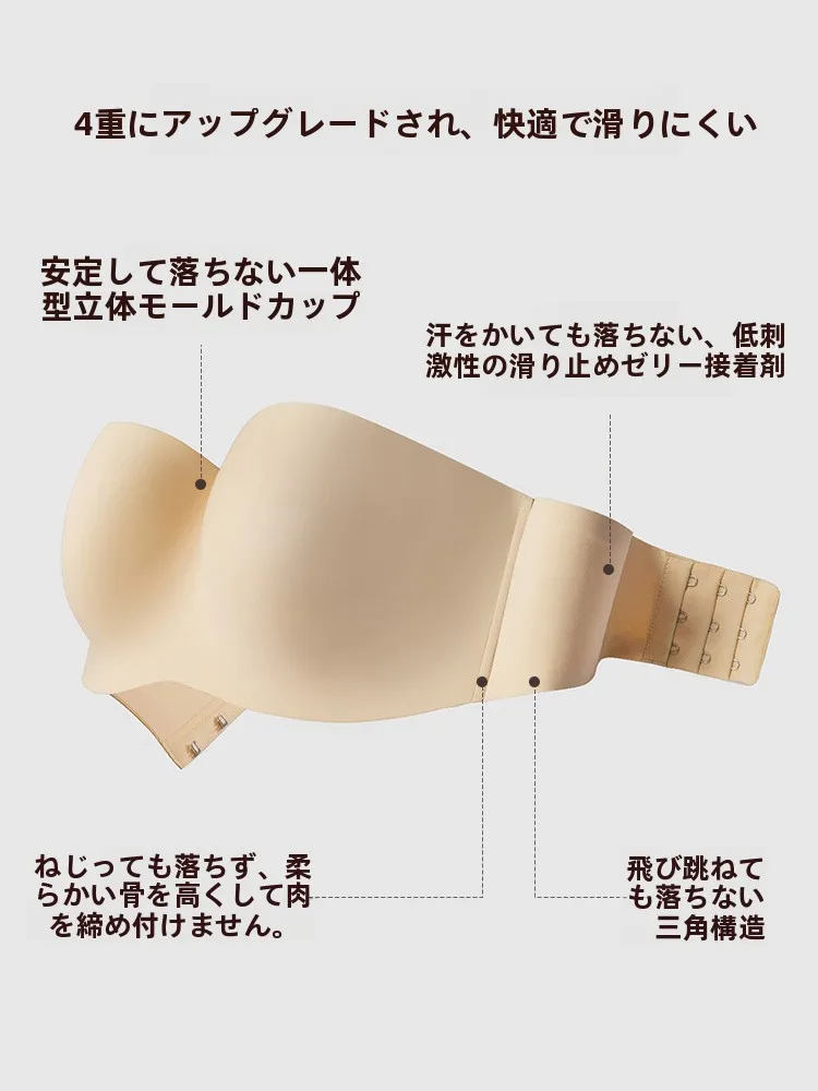 夏用ノンストラップブラ：薄手・無痕・通気性に優れたシンプルデザインの選択肢