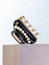 華やかな装飾の小型ヘアアクセサリー【3cm・4.5cmサイズ】