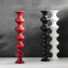 モダンシンプルな樹脂製インテリアオブジェ【リビング・玄関用・創造的デザイン】