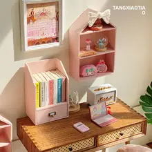 BJDドール用小型家具【撮影用・抽斗付き収納ラック・遊び心満載】（セットアップ対応）