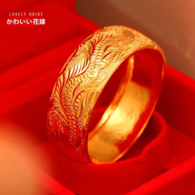 40代女性向け伝統的ブレスレット：中華スタイルの仿真金結婚式用デザイン