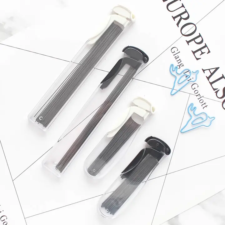 尼家 HBタイプの自動鉛筆芯【0.5mm/0.7mm対応・無印風デザイン】