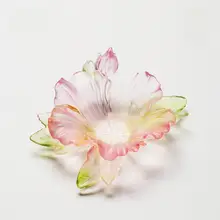 十二花神デザインの琉璃カップトレイ【茶席用・装飾アクセサリー・多様茶皿付き】