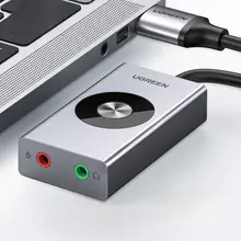 外付けサウンドカード USB 7.1ch ボイスチェンジャー イヤホン マイク 独立 デスクトップPC ノートPC ゲーム