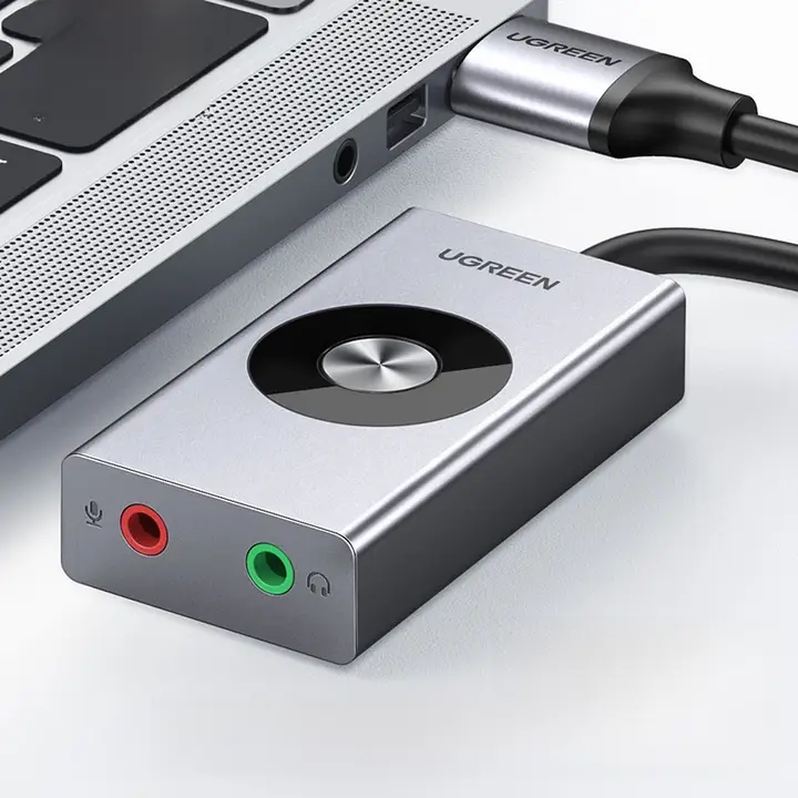 外付けサウンドカード USB 7.1ch ボイスチェンジャー イヤホン マイク 独立 デスクトップPC ノートPC ゲーム