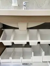 便利な生理用品収納ボックス【バスルーム用・洗面所や下水槽の整理棚】