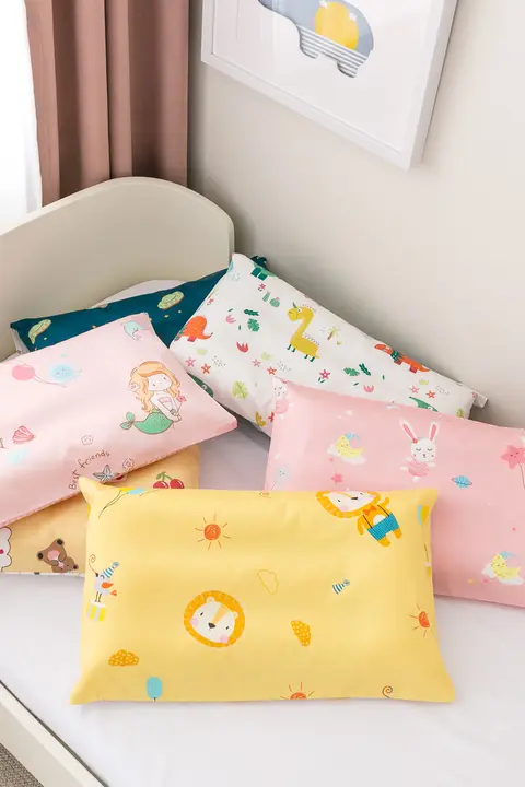 100%コットン製 子供用低枕【ベビーサイズ・新生児用・全棉の枕芯】