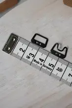 ドイツ製マットブラック金属隠しフック【子母型バックル】