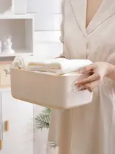 デスク上用収納ボックス【プラスチック製・化粧品・バス用品用・学生向け】
