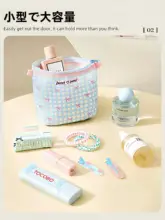 ミニポケット財布【コットン生地・フラワープリント・小銭入れ用・学生向け】