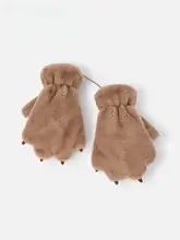 手袋 キッズ ガールズ 裏起毛 肌触りよい あったか キャラクターデザイン かわいい アウトドア 防寒「Balabala」