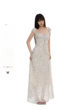 白色ドット柄キャミソールワンピース【夏用・ウエストシェイプ・女性用】（セットアップ対応）
