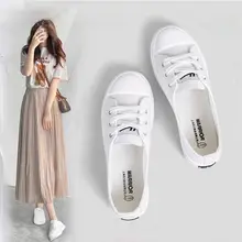 Warrior 夏用キャンバスシューズ【女性用・スリップオン・白】