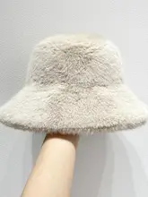 秋冬用ゴルフキャップ【毛皮風・厚手・暖かい・かわいい・韓国スタイル】