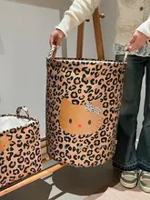 かわいい猫デザインの衣類収納ボックス【折りたたみ式・大容量】