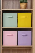 デスク上収納ボックス【折りたたみ・お菓子収納・おもちゃ整理用】