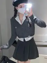 冬用 学院風JK制服スカート【収縮性・ファッションスタイル】（セットアップ対応）