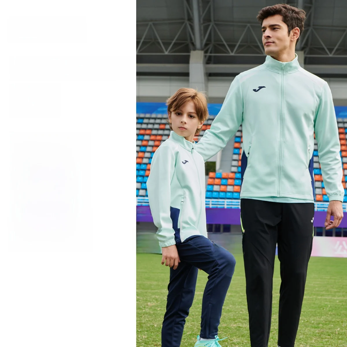 キッズリブニットトレーニングジャケット グレー：通気性とストレッチ性能を備えたアウトドア向けトレーニングウェア