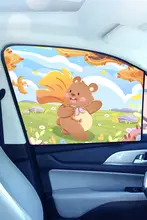車用サイドウィンドウカーテン【赤ちゃん用・紫外線防止・磁気吸着式・プライバシー保護】