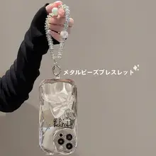 バタフライリボンデザインのスマートフォンケース【適用機種：Redmi Note15・Redmi 13Pro+・Redmi 12・Redmi 11T Pro・Redmi 10・女の子向け・ハイエンド感】