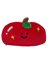 かわいいリンゴのぬいぐるみペンケース【大容量・学生用・文房具収納】