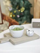 蓋碗 湯呑み 茶こし 小皿 スプーン 陶器 手作り 手びねり かわいい カートゥーン おしゃれ ナチュラル