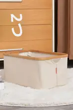 折りたたみ式 布製収納バスケット【衣類・おもちゃ・小物用・家庭用】