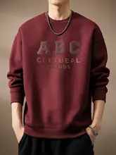 重厚なワインレッドのアメリカンビンテージ風パーカー【ゆったりシルエット・プリントデザイン】