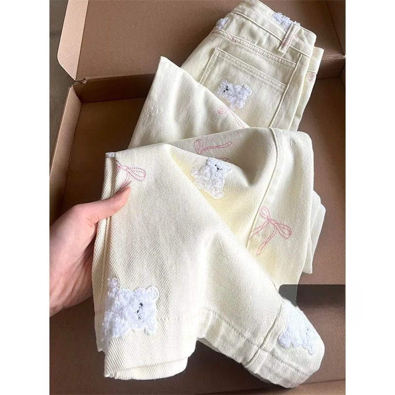 子供ズボン おしゃれ 女の子 10歳用はどう選ぶ？デザイン感のある小熊刺繍入りデニムパンツがおすすめの理由