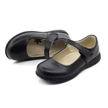 女児用 ブラックレザーシューズ【春秋・ソフトソール・パフォーマンス用・合唱・礼儀・花嫁】