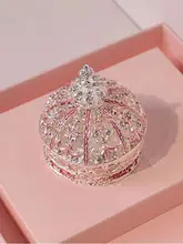 婚礼用クラウンジュエリーボックス【欧風デザイン・指輪・ネックレス・イヤリング収納】