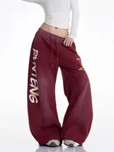 アメリカンビンテージ風カジュアルパンツ【ウエストゴム・秋冬用・ワイドレッグ・ジャズダンス対応】（セットアップ対応）