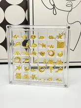 小金豆収納ボックス【抗酸化・携帯用ジュエリーディスプレイ・仕切り付き】