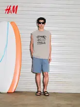 夏用 メンズプリントタンクトップ【ゆったりフィット・カジュアルデザイン】