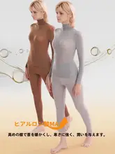 極上の柔らかさの高首インナー【薄手・秋冬用・保温・美容成分配合】