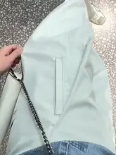 高腰デザイン！シンプルな青白色のワイドレッグパンツ【カジュアルス  タイル・ストレート・垂感】（セットアップ対応）