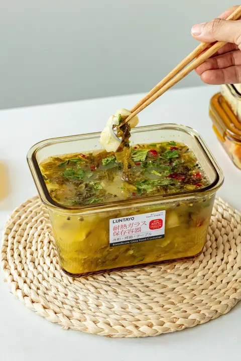 大容量の電子レンジ対応ランチボックス【食品グレード・密閉保存】