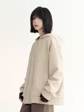 万有引力博物館 ダブルジップフード付きジャケット【春秋用・ゆったりサイズ・無地】
