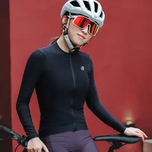 女性用 UVカット長袖サイクリングウェア【防紫外線・マウンテンバイク・ロードバイク】（セットアップ対応）
