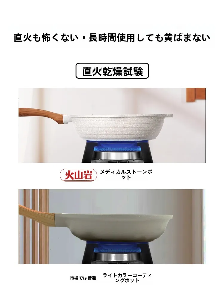 マーブルコーティングフライパン：IH・ガス対応で焦げ付き防止の実用性を検証