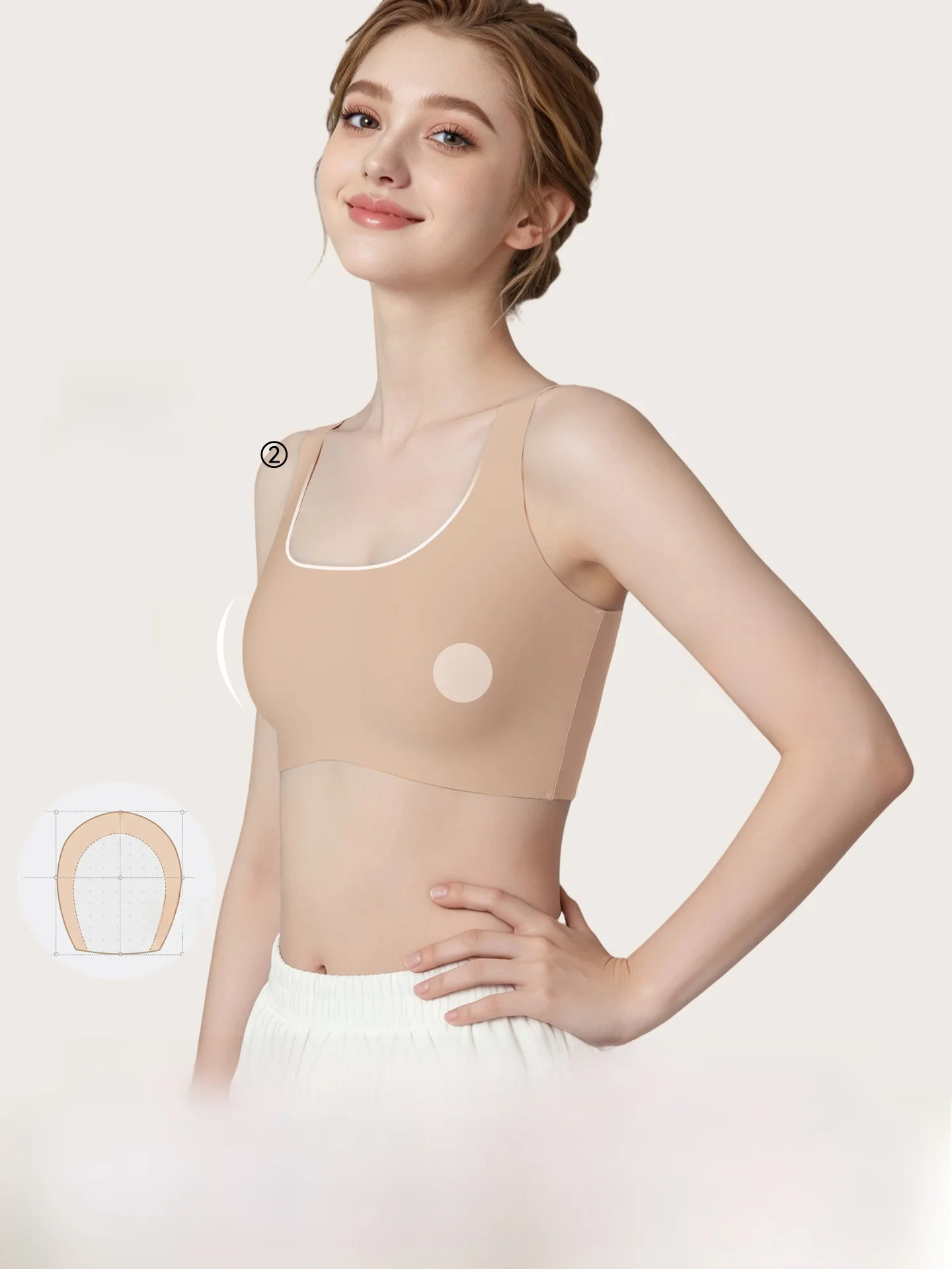 ノンワイヤー補正ブラ：MiiOWの夏用柔らかさバスト補正ブラが実際の着用でどう働くか