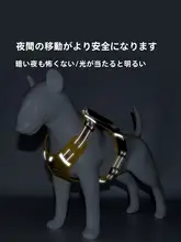 中大型犬用 背心型リード【調整可能・脱走防止】