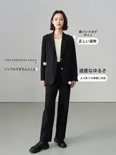 冬季通勤用スーツ【女性用・高級感・小柄対応・ジャケット】（セットアップ対応）